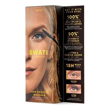 Mascara ONYX Long-Lasting Volumizing, Swati Cosmetics, negru