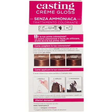 Vopsea păr, L'Oreal Paris, Casting Crème Gloss, Caramel
