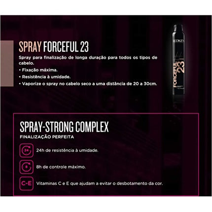 Fixativ Redken Forceful 23 Negru 400ml