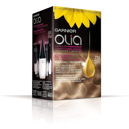 Vopsea de păr, Garnier, Cinnamon Blonde, set 4 bucăți