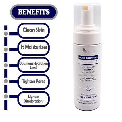 Spumă demachiantă, Ava Laboratorium, PORE SOLUTIONS, alb, 150ml