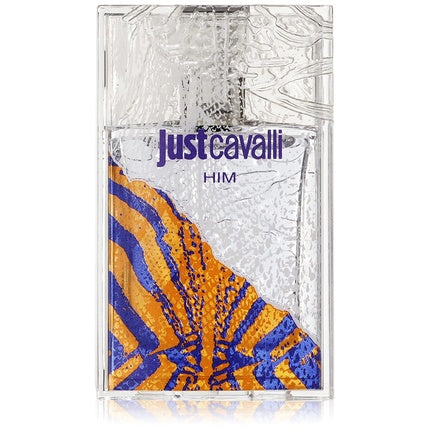 Parfum bărbătesc, Roberto Cavalli, Just Cavalli Him, sticlă transparentă 30ml