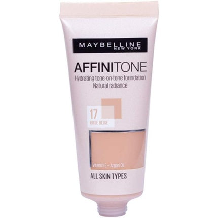 Cremă fond de ten, Maybelline New York, Affinitone, 17 Rose Beige, 30ml