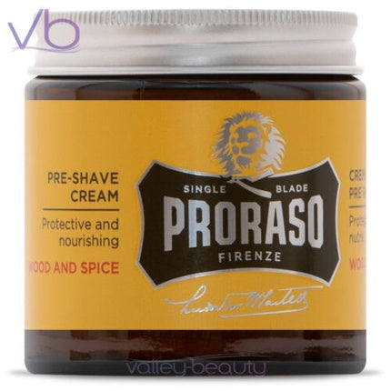 Cremă bărbierit, Proraso, Wood and Spice, 100ml