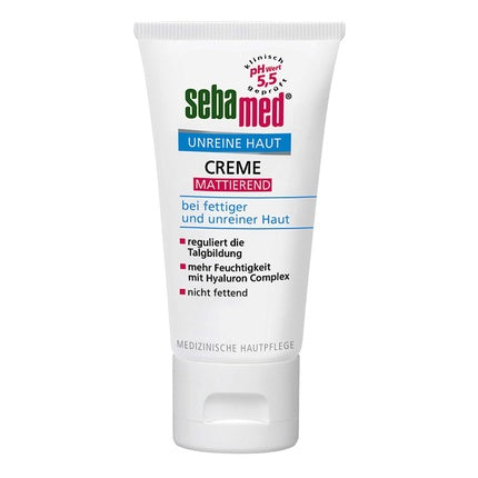 Cremă matifiantă Sebamed pentru piele impură, 50 ml, formulă dermatologică