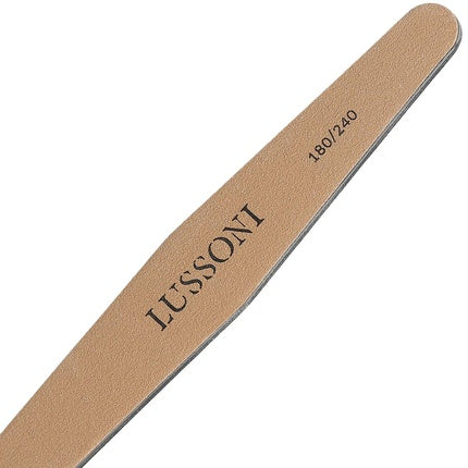 Pilă unghii, Lussoni, trapezoidală, maro 180/240