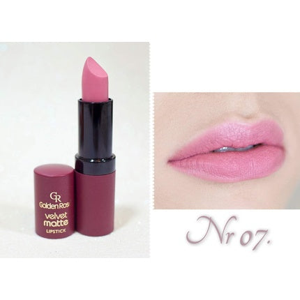 Ruj mat, Golden Rose, Velvet, culoare 07