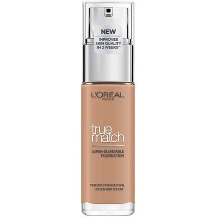 Fond de ten lichid L'Oréal Paris Perfect Match, Golden Sand, 30ml, cu Acid Hialuronic