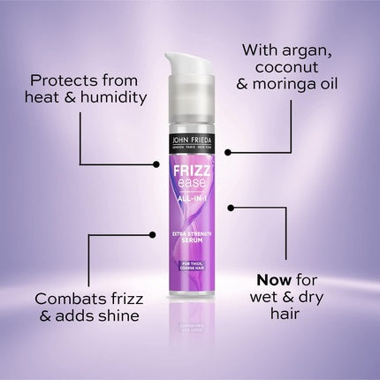 Ser Hair Styling, John Frieda Frizz Ease, Extra Strength Serum, 50ml