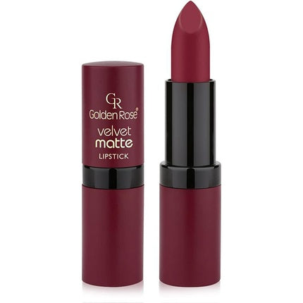 Golden Rose Velvet Matte Lipstick No. 20, culoare vișiniu, textură mată