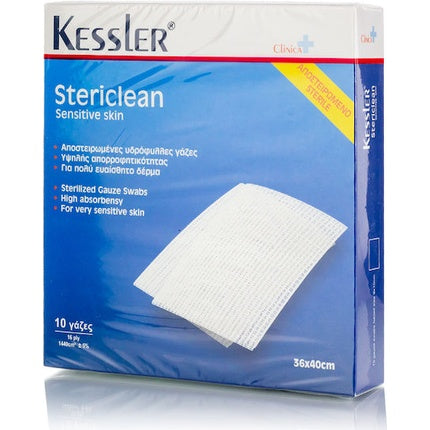 Sterile Gauze Swabs, Kessler Stericlean, 36x40 Cm, Pack Of 10