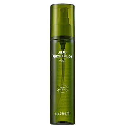 The Saem Jeju Fresh Aloe Mist, Spray Facial, 120ml, Verde