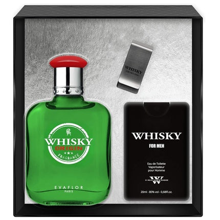 Set Parfum Bărbat Evaflor Whisky Origin 100ml și 20ml