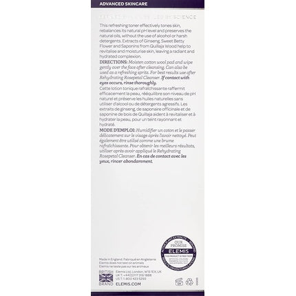 Toner facial, Elemis, Ginseng, 200ml