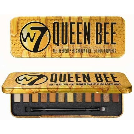 Paletă ochi W7 Queen Bee, nuanțe neutre și aurii