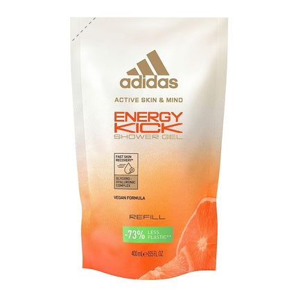Gel de duș Adidas Energy Kick Refill, 400ml, ulei esențial de portocală
