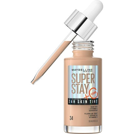 Fond de ten Maybelline New York Super Stay Skin Tint, Formula Vegan, 30ml