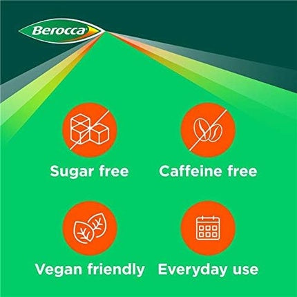Tablete efervescente, Berocca, complex B, portocaliu