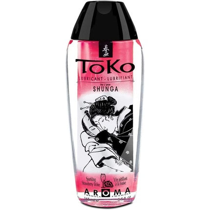 Lubrifiant personal, Toko, aromă căpșuni/șampanie, 165 ml