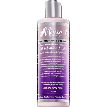 Loțiune Corp, The Mane Choice, Pink Lemonade & Coconut Oil Fusion, 10oz