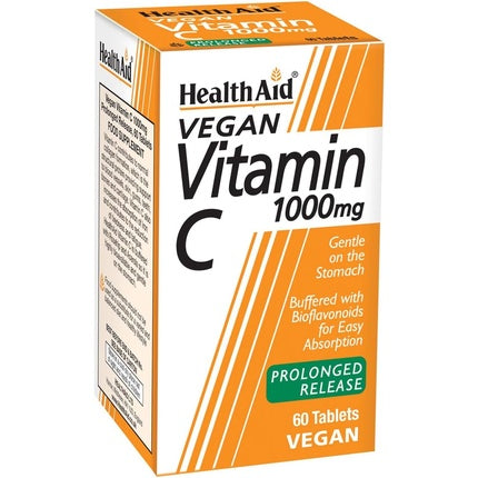 Tablete Vegan HealthAid Vitamin C 1000mg, 60 buc
