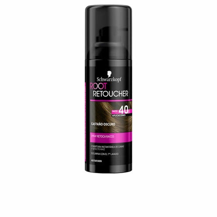 Spray colorant păr, Syoss, Retoucher Rădăcini, castaniu închis 120ml