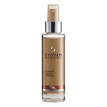 Ser de păr System Professional Keratin Boost Essence L5, 100 ml, sticlă transparentă cu dop auriu