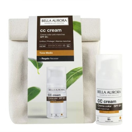 Cremă CC, Bella Aurora, Tono Medio, SPF 50+, 30ml