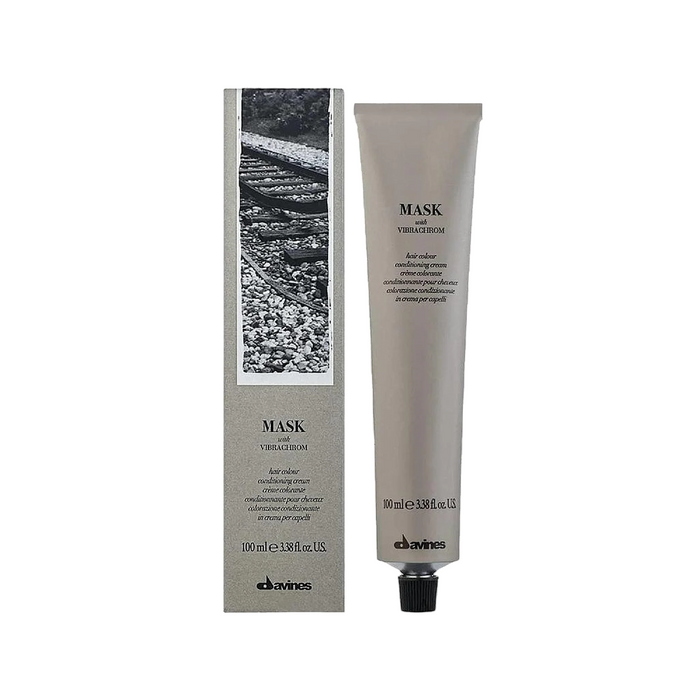 Vopsea permanentă de păr Davines Mask With Vibrachrom, nuanța 0.18, 100 ml