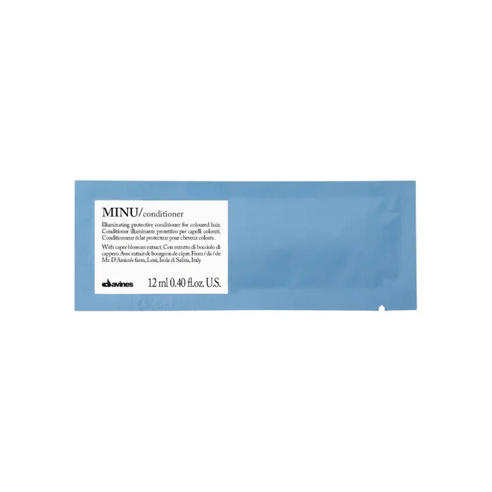 Balsam de păr Davines Minu, iluminator și protector pentru păr vopsit, 12 ml