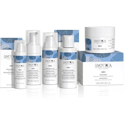 Gel de curățare facială Byotea AHA Deep Cleansing Exfoliating and Renewing Gel 100ml