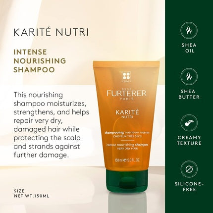 Sampon, Rene Furterer, Karite Nutri, 150 ml