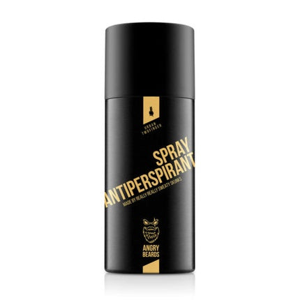 Deodorant Spray, Angry Beards, Twofinger, negru, 150ml