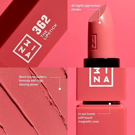 Ruj, 3ina, The Lipstick 240, nude roz