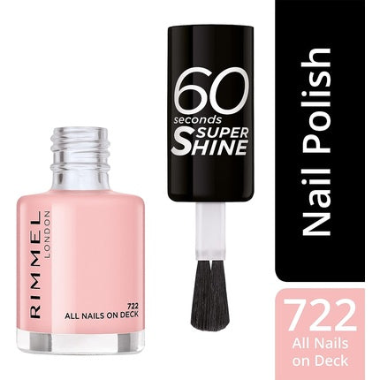 Oja de unghii, Rimmel, 60 Seconds All Nails On Deck, 44g