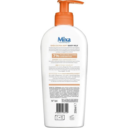 Mixa Shea Ultra Soft Body Milk, Lotiune pentru Corp 250 ml