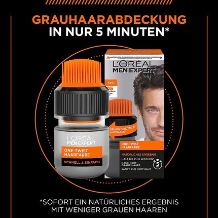 Vopsea păr, L'Oréal, Men Expert, castaniu deschis
