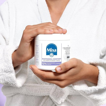 Cremă corp, Mixa, Panthenol Comfort, alb, 400 ml