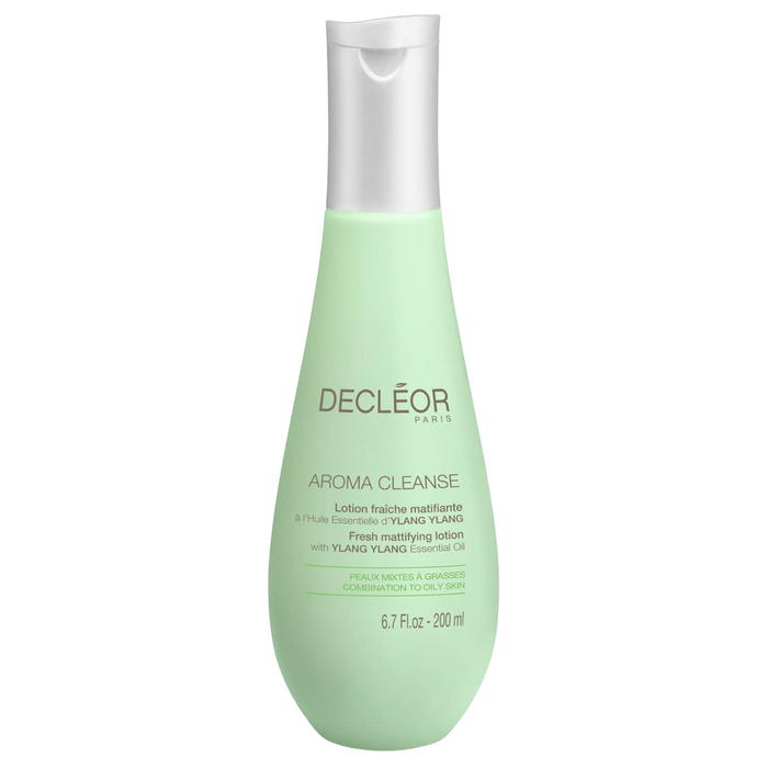 Loțiune de curățare Decleor Aroma Cleanse, matifiantă, pentru ten mixt și gras, 200 ml, tester