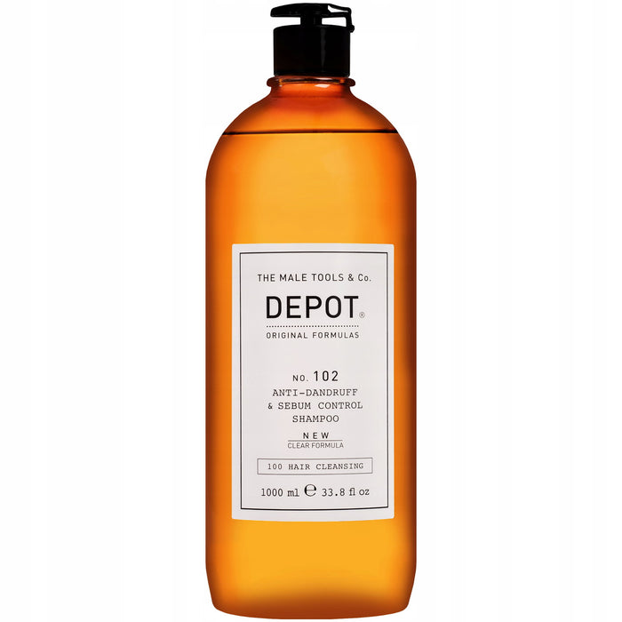 Șampon Depot 100 Hair Cleansing No. 102 Clear Formula, antimătreață, pentru controlul sebumului, 1000 ml