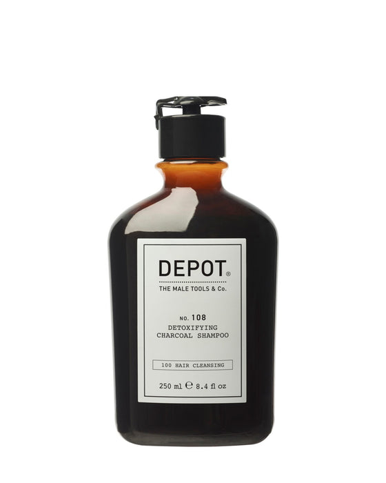 Șampon Depot 100 Hair Cleansing No. 108, detoxifiant, cu cărbune, 250 ml