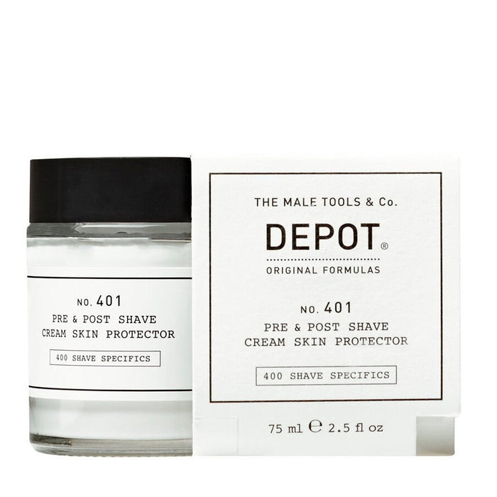 Cremă înainte și după bărbierit Depot 400 Shave Specifics No. 401, calmantă, pentru bărbați, 75 ml