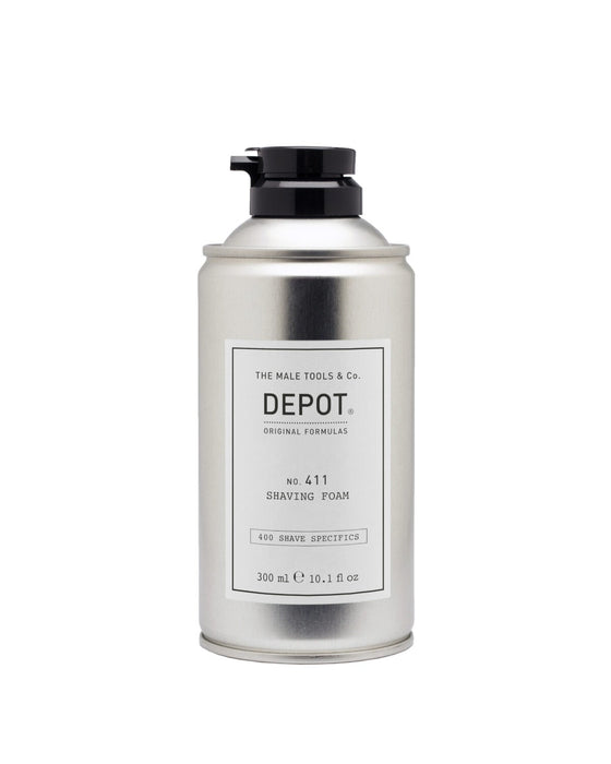 Spumă de ras Depot 400 Shave Specifics No. 411, cu sorbitol, calmantă, pentru bărbați, 300 ml