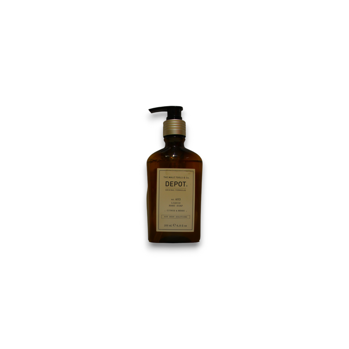 Săpun lichid Depot 600 Body Solutions No. 603, cu citrice și ierburi, cu sorbitol, pentru mâini, 200 ml
