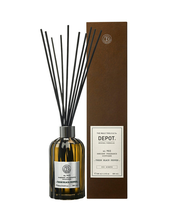 Difuzor de aromă cu bețișoare Depot 900 Scents No. 903, Piper negru proaspăt, 200 ml