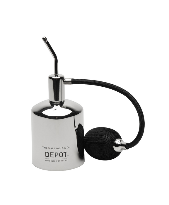 Recipient pentru aftershave Depot Accessories No. 737, cu pompă de pulverizare, argintiu
