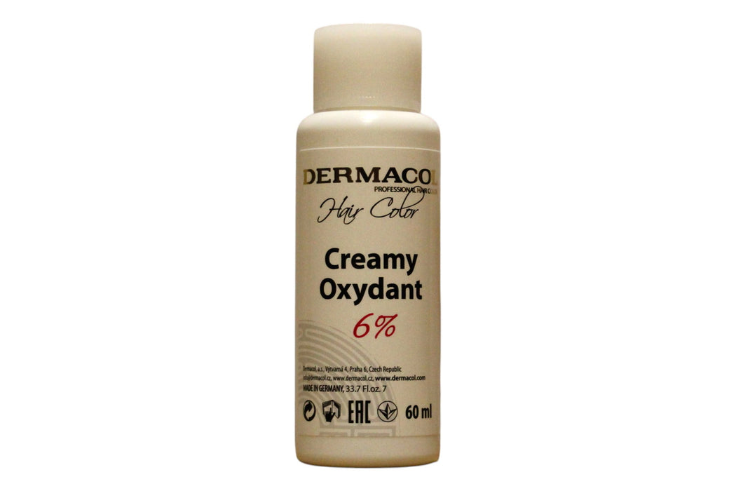 Cremă oxidantă pentru păr Dermacol Professional Hair Color, 6%, 60 ml