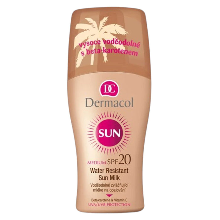 Lapte de soare Dermacol Sun, rezistent la apă, SPF 20, 200 ml, tester