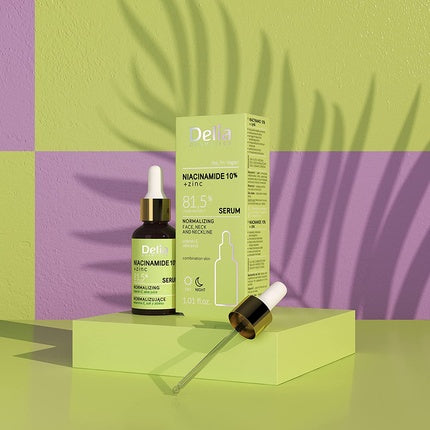 Serum Delia Niacinamide 10% + Zinc, 30ml, Verde