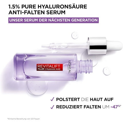 Serum Anti-Îmbătrânire, L'Oréal Paris, Revitalift Filler, 30ml